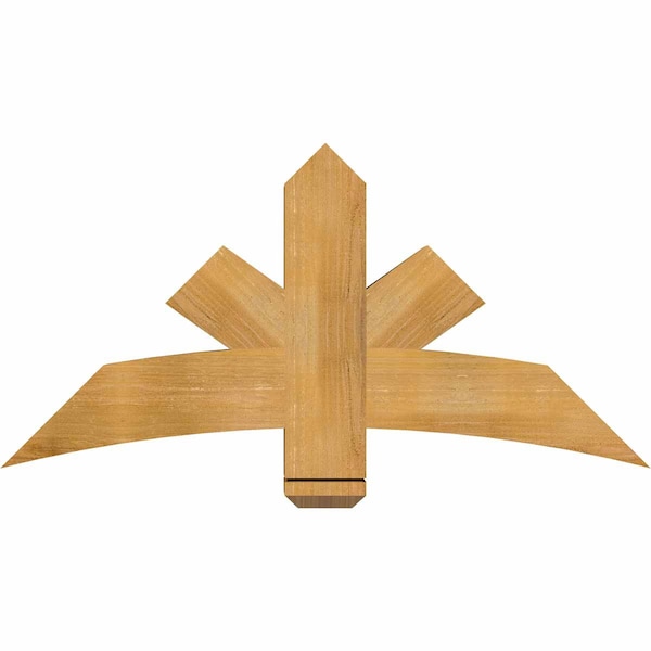 Ekena Millwork Alberta Rough Sawn Timber Gable Bracket, Western Red Cedar, 48"W x 24"H x 6"D x 6"F, 12/12 Pitch GBW048X24X0606ALB00RWR - main